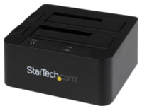 StarTech.com USB 3.0 / eSATA Dual Hard Drive Docking Station with UASP for 2.5/3.5in SATA SSD / HDD