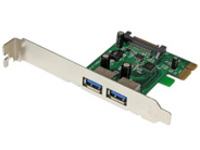 StarTech.com 2 Port PCI Express (PCIe) SuperSpeed USB 3.0 Card Adapter with UASP