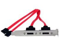 StarTech.com 2 Port SATA to eSATA Slot Plate BRacket