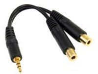 StarTech.com 6 in. 3.5mm Audio Splitter Cable