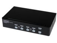 StarTech.com 4 Port High Resolution USB DVI Dual Link KVM Switch with Audio and USB 2.0 Hub (SV431DVIUAHR)