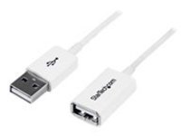 StarTech.com 2m White USB 2.0 Extension Cable Cord