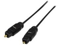 StarTech.com 6 ft. (1.8 m) Digital Optical Audio Cable - Toslink Digital Optical SPDIF - Ultra-Thin - Male/Male...