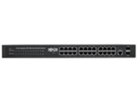 Tripp Lite 24-Port Gigabit Ethernet Switch 10/100/1000Mbps, L2 Web-Smart Managed, 2 Dedicated Gigabit SFP Slots, 52 Gbps, Web Interface