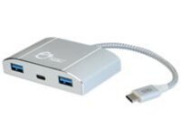 SIIG USB-C to 4-Port USB 3.0 Hub with PD Charging