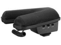 Stereo shotgun mic supercardioid; condense r for cameras