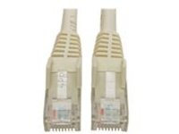 Tripp Lite Premium Cat6 Gigabit Snagless Molded UTP Patch Cable, 24 AWG, 550 MHz/1 Gbps (RJ45 M/M), White, 8 ft.