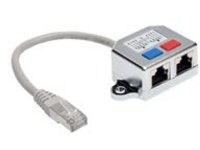 Tripp Lite 2-to-1 RJ45 Splitter Adapter Cable, 10/100 Ethernet Cat5/Cat5e (M/2xF), 6 in.