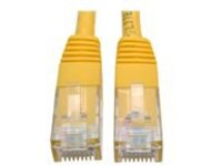 Tripp Lite Premium Cat5/Cat5e/Cat6 Gigabit Molded Patch Cable, 24 AWG, 550 MHz/1 Gbps (RJ45 M/M), Yellow, 20 ft.