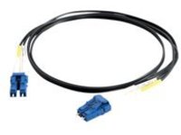 C2G 1m LC-LC 9/125 Duplex Single Mode OS2 Fiber Cable - Black - 3ft - patch cable - 1 m - black