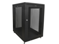 StarTech.com 18U Server Rack Cabinet, 4-Post Adjustable Depth (2&quot; to 30&quot;) Network Equipment Rack Enclosure w/Casters/Cable Management/Shelf/Locking Dell PowerEdge, HP ProLiant ThinkServer