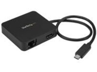 StarTech.com USB C Multiport Adapter, Portable USB-C Mini Dock 4K HDMI Video, Gigabit Ethernet, USB 3.0 Hub (1x USB-A 1x USB-C), USB Type-C Multiport Adapter, Thunderbolt 3 Compatible