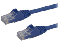 StarTech.com 4ft CAT6 Ethernet Cable, 10 Gigabit Snagless RJ45 650MHz 100W PoE Patch Cord, CAT 6 10GbE UTP Network Cable w/Strain Relief, Blue, Fluke Tested/Wiring is UL Certified/TIA