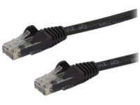 StarTech.com Cat6 Patch Cable - 12 ft - Black Ethernet Cable - Snagless RJ45 Cable - Ethernet Cord - Cat 6 Cable - 12ft…