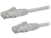 StarTech.com 5ft CAT6 Ethernet Cable, 10 Gigabit Snagless RJ45 650MHz 100W PoE Patch Cord, CAT 6 10GbE UTP Network Cable w/Strain Relief, White, Fluke Tested/Wiring is UL Certified/TIA