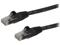 Startech 4ft CAT6 Ethernet Cable, 10 Gigabit Snagless RJ45 650MHz 100W PoE Patch Cord, CAT 6 10GbE UTP Network Cable w/Strain Relief, Black, Wiring is UL Certified/TIA