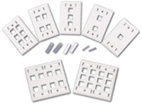 C2G Premise Plus Multimedia Keystone Wall Plate
