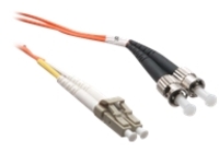 Axiom LC-ST Multimode Duplex OM1 62.5/125 Fiber Optic Cable