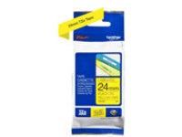 24MM BLACK ON YELLOW TAPE FOR P-TOUCH