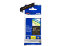 Brother TZe354 - Gold on black