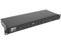 Tripp Lite 8-Port DVI/USB KVM Switch with Audio and USB 2.0 Peripheral Sharing, 1U Rack-Mount, Dual-Link, 2560 x 1600
