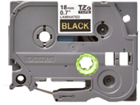 Brother TZe344 - Gold on black