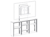 Salamander - BERLIN - 3-Bay EZ-Touch Monitor Lift Bundle
