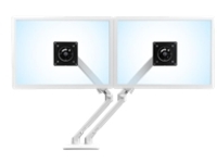 Ergotron MXV Desk Dual Monitor Arm with Top Mount C-Clamp