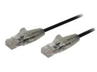 StarTech.com 3ft Slim LSZH CAT6 Ethernet Cable, 10 Gigabit Snagless RJ45 100W PoE Patch Cord, CAT 6 10GbE UTP Network Cable w/Strain Relief, Black, Fluke Tested/ETL/Low Smoke Zero Halogen