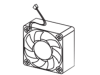 Lexmark - CPU fan assembly