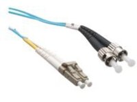 Axiom LC-ST Multimode Duplex OM4 50/125 Fiber Optic Cable