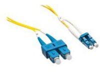 Axiom LC-SC Singlemode Duplex OS2 9/125 Fiber Optic Cable