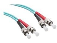 Axiom ST-ST Multimode Duplex OM3 50/125 Fiber Optic Cable