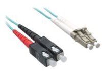 Axiom LC-SC Multimode Duplex OM4 50/125 Fiber Optic Cable