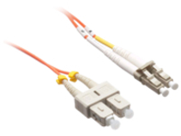 Axiom LC-SC Multimode Duplex OM1 62.5/125 Fiber Optic Cable