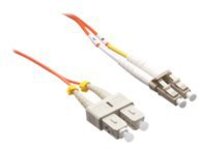 Axiom LC-SC Multimode Duplex OM1 62.5/125 Fiber Optic Cable