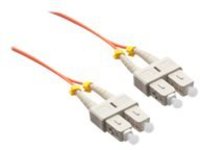 Axiom SC-SC Multimode Duplex OM1 62.5/125 Fiber Optic Cable - 5m - Orange - network cable - 5 m