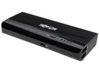 Tripp Lite Portable 2-Port USB Battery Charger Mobile Power Bank 12,000 mAh