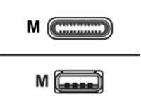 Poly - USB cable - USB (M) to 24 pin USB-C (M)