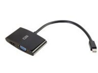 C2G 8in Mini DisplayPort to HDMI or VGA Adapter Converter