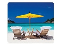 Fellowes Recycled Mouse Pad Caribbean Beach