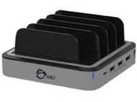 SIIG AC AC-PW1E12-S1 48W 4-Port USB with Type-C PD Laptop Charging Station