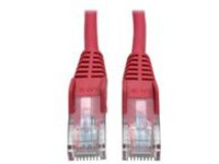 Tripp Lite Cat5 Cat5e Snagless Molded Patch Cable UTP Red RJ45 M/M 6ft 6&#x27;