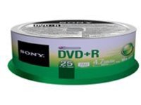 Sony 25DPR47SP - DVD+R x 25 - 4.7 GB - storage media