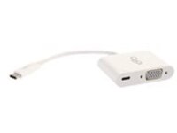 C2G USB C to VGA Video Adapter w/ Power Delivery