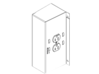 PAC526 - 2 PLUG IN-WALL RETRO POWER KIT