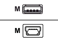 Zebra - USB cable - USB (M) to mini-USB Type B (M)