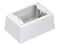 Panduit Single Gang Two-Piece Screw Together Intermediate Outlet Box