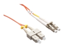 Axiom LC-SC Multimode Duplex OM1 62.5/125 Fiber Optic Cable