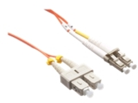 Axiom LC-SC Multimode Duplex OM2 50/125 Fiber Optic Cable